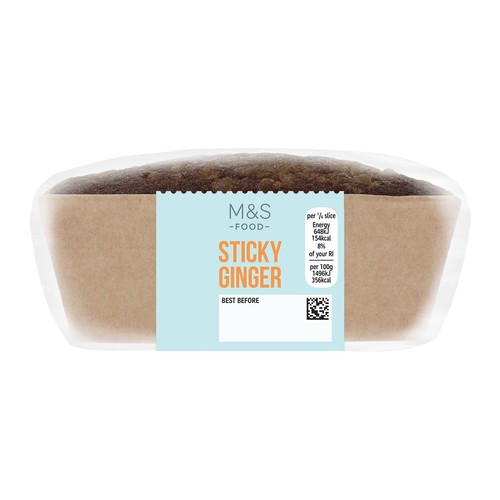 M&S sticky ginger loaf cake