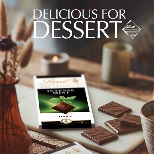 Lindt Excellence Dark Mint Chocolate Bar