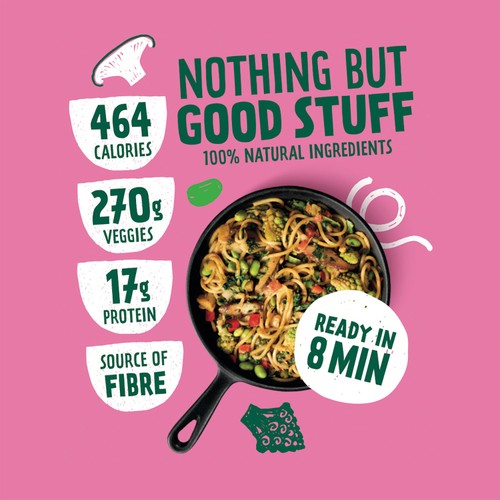 LAZY Korean Noodles Ready Meal