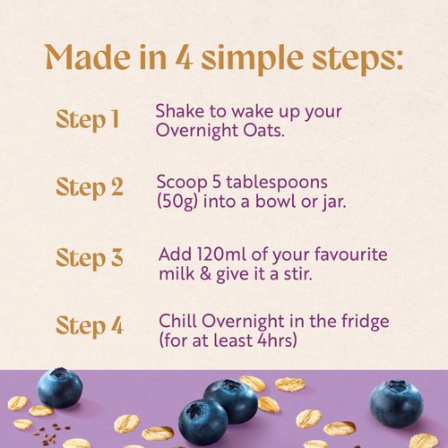 Quaker Blueberry Overnight Oats