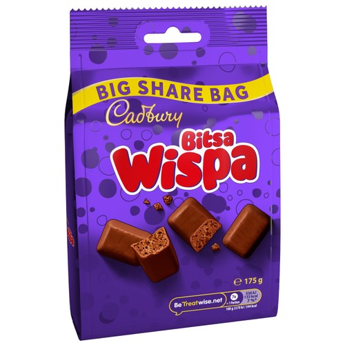 Cadbury Bitsa Wispa Chocolate Big Share Bag