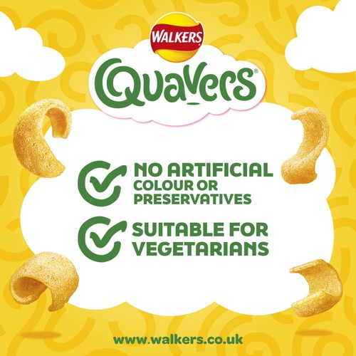 Walkers Quavers Cheese Multipack Snacks 6x16g