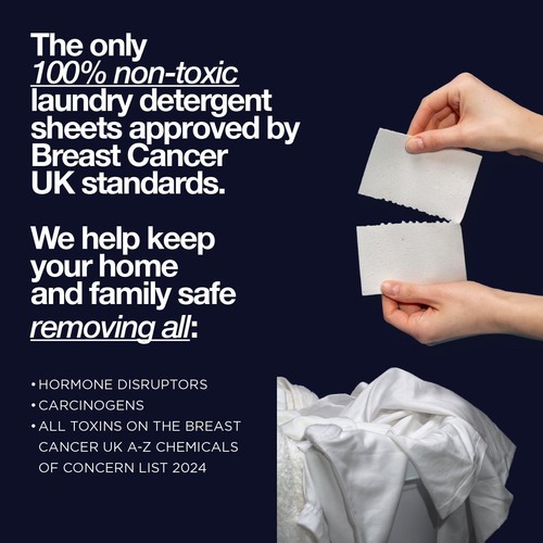 The Lab Co. Laundry Detergent Sheets Non Bio Relaxing Scent 64 Loads