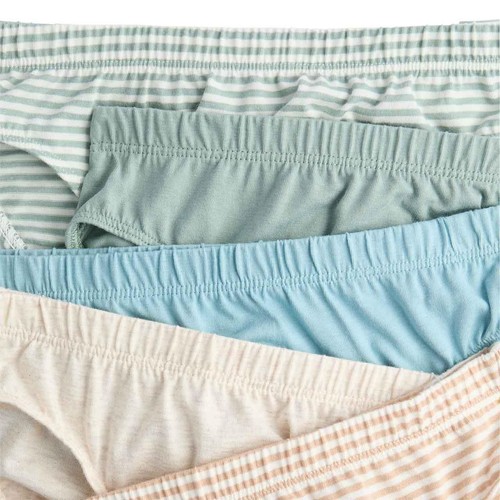 M&S Boys Pure Cotton Stripes & Solids Briefs, 11-12 Years, Multi