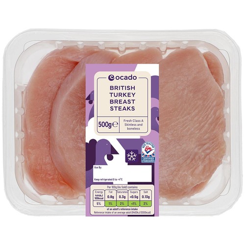 Ocado British Turkey Breast Steaks