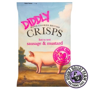 Diddly Squat Farm Sausage & Mustard Crisps