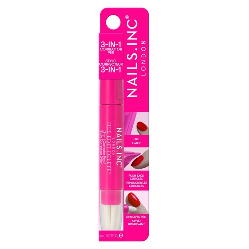 Nails.INC File, Edit, Delete 3-in-1 Nail Corrector Pen