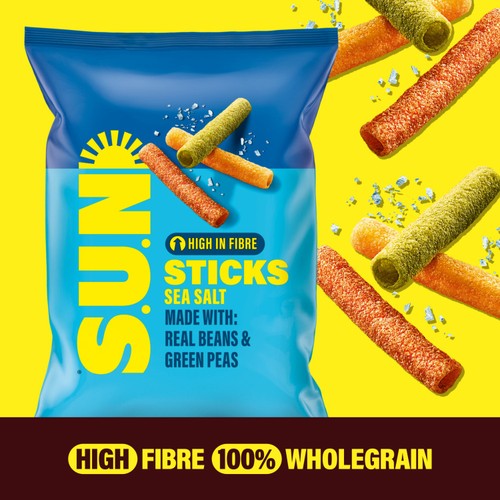 SUN Sea Salt Sticks Sharing Bag Crisps