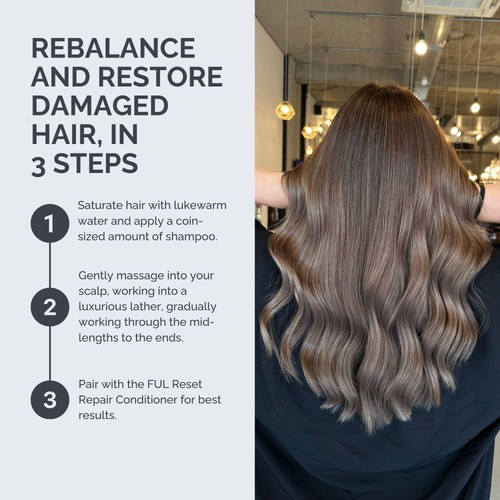FUL Reset Repair Shampoo for Dry, Damaged or Thinning Hair