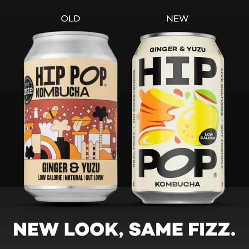 Hip Pop Ginger & Yuzu Kombucha