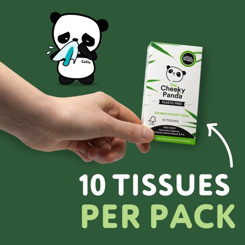 Cheeky Panda Natural Bamboo Pocket Tissue 