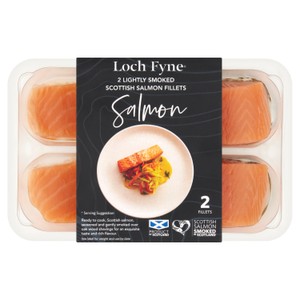 Loch Fyne 2 Lightly Smoked Scottish Salmon Fillets