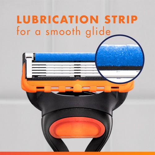 Gillette Fusion 5 Manual Razor Starter Pack with 4 Blades