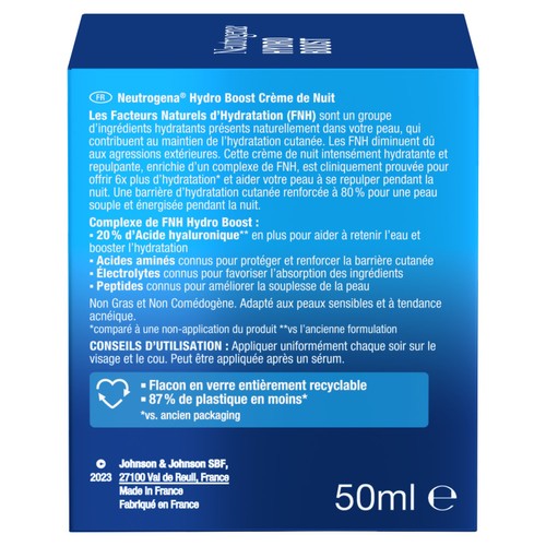 Neutrogena Hydro Boost Night Cream for Dry Skin