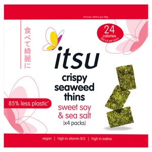 itsu Crispy Seaweed Thins Sea Salt Multipack