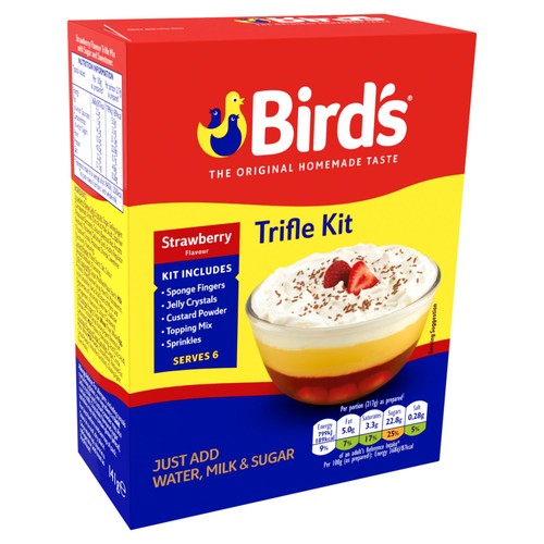 Bird's Ready To Make Strawberry Trifle Dessert Kit