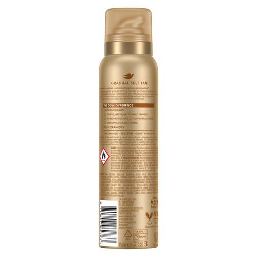 Dove DermaSpa Summer Revived Medium to Dark Gradual Self-Tan Body Mousse
