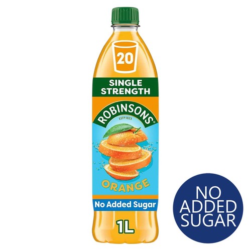 Robinsons Single Strength Orange No Added Sugar