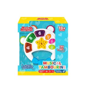 Little Learners Mini Musical Tambourine Blue