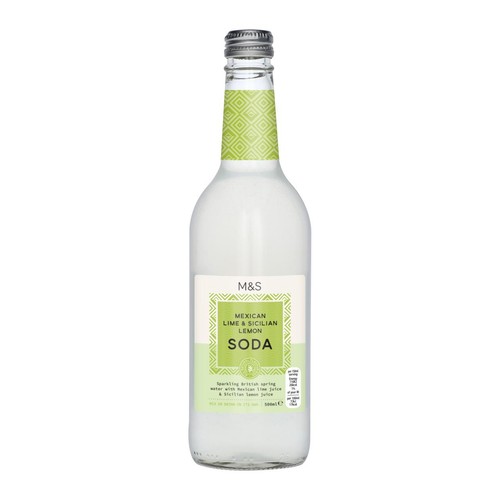M&S Mexican Lime & Sicilian Lemon Soda