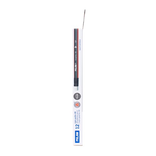 MILAN Box 12 HB triangular graphite pencils with eraser