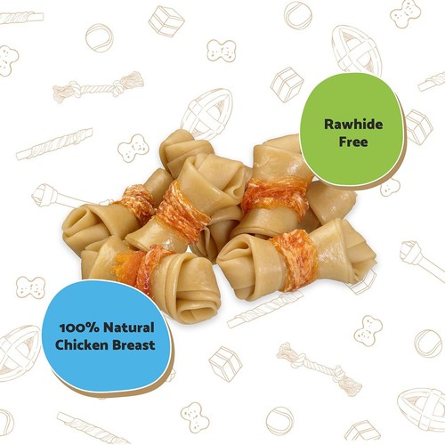 Good Boy Chewy Bones Wrapped With Chicken Dog Treats