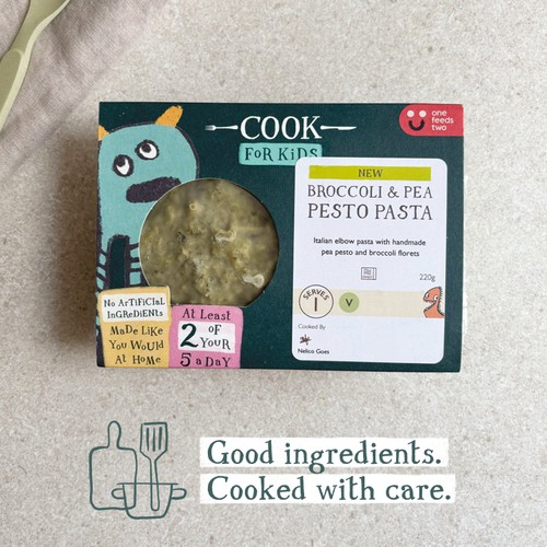 COOK Kids Broccoli & Pea Pesto Pasta