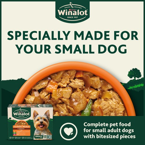 Winalot Meaty Chunks Small Dog Mixed in Gravy Wet Dog Food 