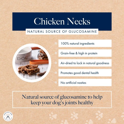Hollings 100% Natural Chicken Necks Dog Treats