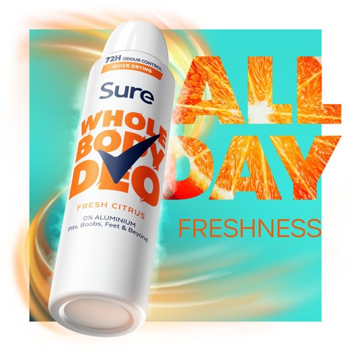 Sure Women Whole Body Fresh Citrus Deodorant