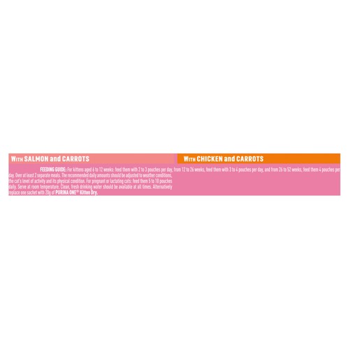 PURINA ONE Kitten Mini Fillets Salmon and Chicken Wet Cat Food