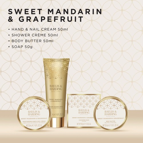 Baylis & Harding Mandarin & Grapefruit Pamper Tin