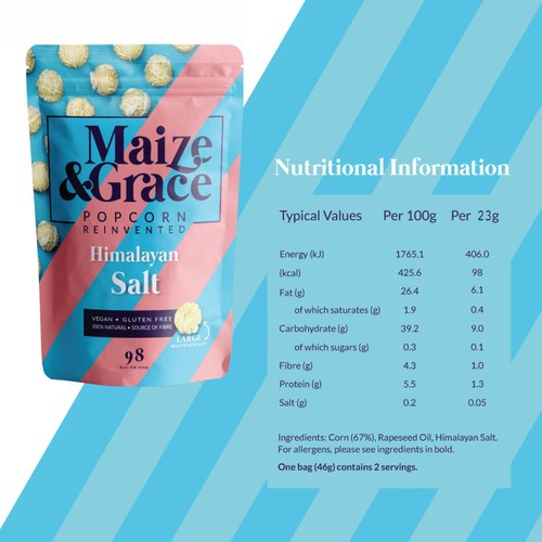 Maize & Grace Himalayan Salt Popcorn
