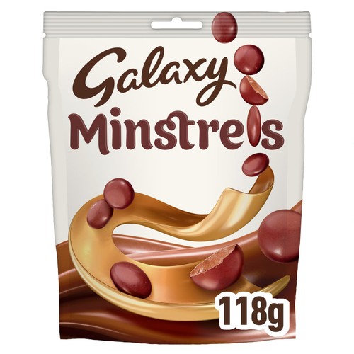 Galaxy Minstrels Milk Chocolate Buttons Pouch Bag