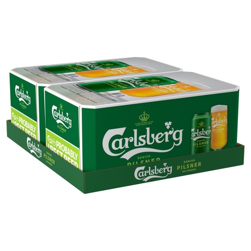 Carlsberg Pilsner Danish Lager Beer Cans