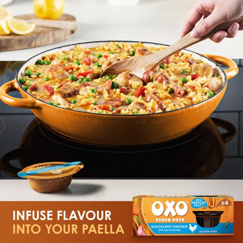 Oxo 4 Reduced Salt Chicken Stock Pots