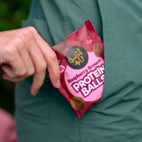 Good4U Protein Balls Raspberry Brownie