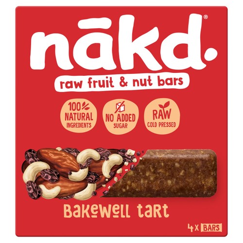 nakd. Bakewell Tart Fruit & Nut Bars Multipack
