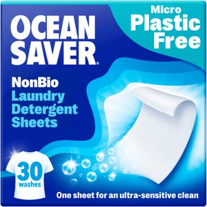 OceanSaver Eco Laundry Detergent Sheets Non Bio 30 Washes