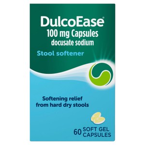 DulcoEase 100 mg Docusate Sodium Capsules 60
