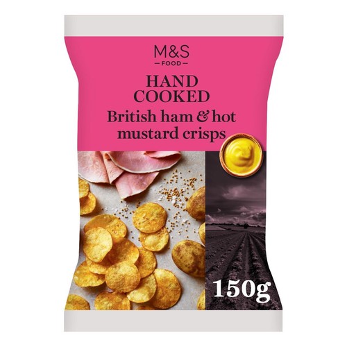 M&S Ham & Hot Mustard Crisps
