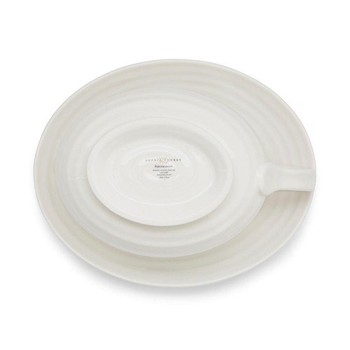 Sophie Conran White Gravy Boat & Stand 