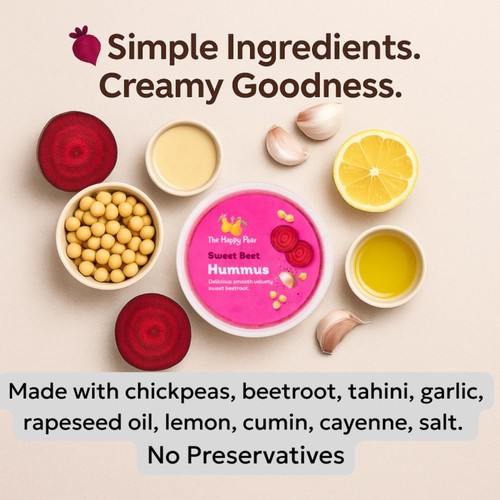 The Happy Pear Sweet Beet Hummus