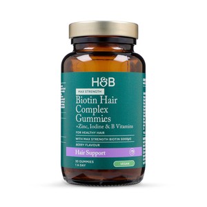 Holland & Barrett High Strength Biotin Hair Complex Vegan Gummies