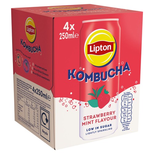 Lipton Strawberry & Mint Kombucha