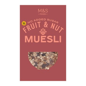 M&S No Added Sugar Fruit & Nut Muesli