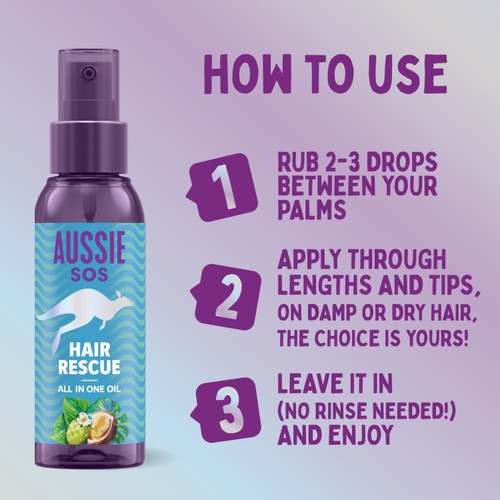 Aussie SOS Hair Rescue All in One Hair Oil