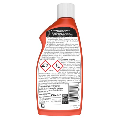 Mr Muscle Kitchen Drain Gel