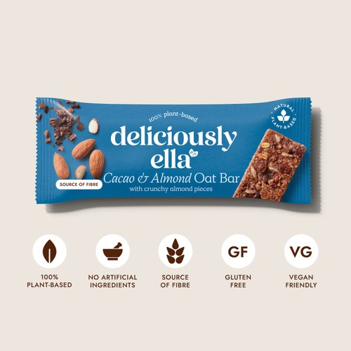 Deliciously Ella Cacao & Almond Oat Bar Multipack