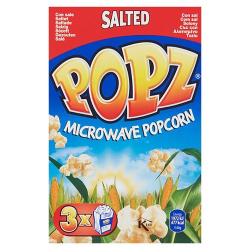 Popz Microwave Popcorn Salted